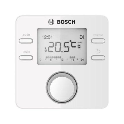 Bosch CR100 digitális szobatermosztát, MB RF jeladóval, programozható