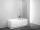 CVS2-100 jobb kádparaván szatén+transparent