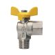 TECNOVIELLE sarok golyóscsap gázra 1/2" fix KB