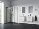 Blix II NBLPS 80 fix oldalfal fekete+transparent