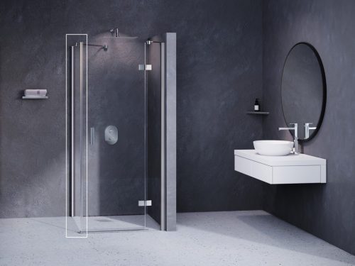 SmartLine SMPS 90 fix oldalfal jobb króm+transparent