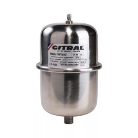   GITRAL AB2 INOX 2 literes HMV tágulási tartály, 1/2"
