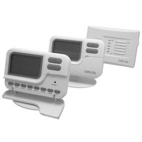   DELTA C2 RF programozható szobatermosztát, rádiófrekvenciás, 2körös