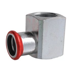   FixTrend Steel Press szénacél könyök, rövid, 18mm tok-1/2"B