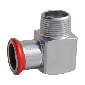   FixTrend Steel Press szénacél könyök, rövid, 18mm tok-1/2"K