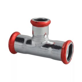   FixTrend Steel Press szénacél szűkített T-idom, 76.1 - 28 - 76.1mm