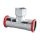 FixTrend Steel Press szénacél T-idom, menetes ággal, 28-1/2"B-28mm