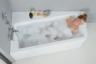 10° akrilkád 160x95 balos fehér
