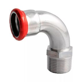   FixTrend Steel Press szénacél ív, 90°, hosszú, 42mm tok-6/4"K