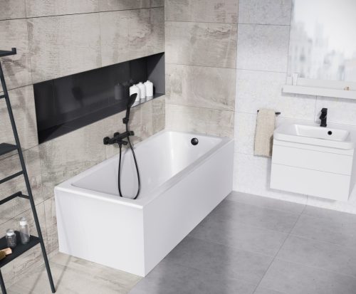 10° akrilkád Slim 170x75 fehér