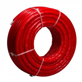   CONCEPT MLC S4 PE-RT/Al/PE-RT piros színű ötrétegű szigetelt cső, 20x2 mm,100m / tekercs