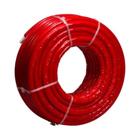   CONCEPT MLC S4 PE-RT/Al/PE-RT piros színű ötrétegű szigetelt cső, 26x3 mm, 50m / tekercs