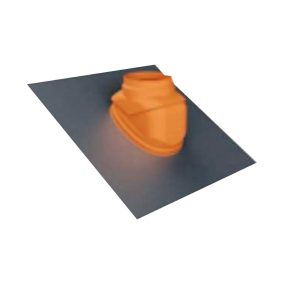   TRICOX FT30P ferdetető borítás ólom gallérral, téglavörös színben 60/100 - 80/125 mm csőhöz