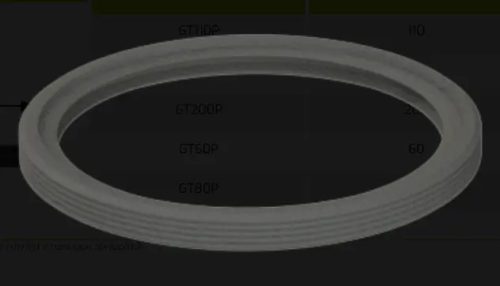 TRICOX GT80P EPDM tömítőgyűrű 80 mm