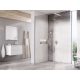 Walk-In Wall Szett 60, zuhanykabin krómhatású+transparent