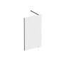 Walk-In Wall Szett 70, zuhanykabin fekete+transparent