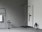 Walk-In Wall Szett 90, zuhanykabin fekete+transparent