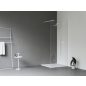 Walk-In Wall Szett 90, zuhanykabin matt fehér+transparent