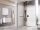 Walk-In Wall Szett 110, zuhanykabin fekete+transparent