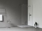 Walk-In Wall Szett 120, zuhanykabin krómhatású+transparent