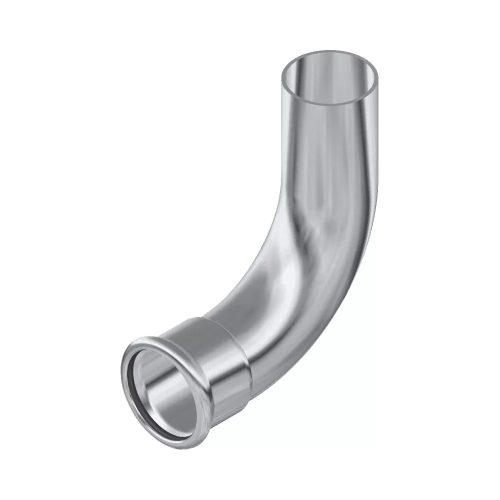 FixTrend Inox press 1 tokos ív 90°, 76.1 mm