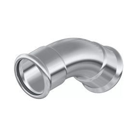 FixTrend Inox press 2 tokos ív 45°, 15 mm
