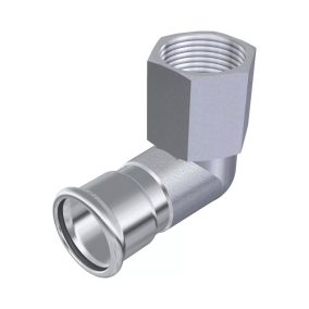   FixTrend Inox press könyök belső menettel, 35 mm - 5/4" 