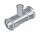 FixTrend Inox press szűkített T-idom, 35 - 15 - 35 mm