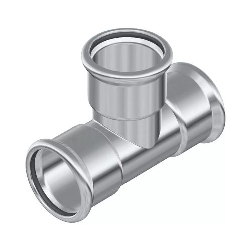 FixTrend Inox press egál T-idom, 15 mm