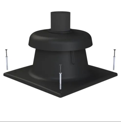 TRICOX KF20 kürtőfedél fekete 80 mm