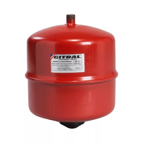 GITRAL MB-12 12 literes fűtési tágulási tartály, 3/4"

