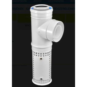   TRICOX PAKT60 koncentrikus kültéri T idom levegő kosárral PPs/alu 80/125 mm