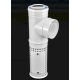 TRICOX PAKT60 koncentrikus kültéri T idom levegő kosárral PPs/alu 80/125 mm
