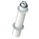 TRICOX PAPA60 koncentrikus vízszintes parapet PPs/alu 80/125 mm