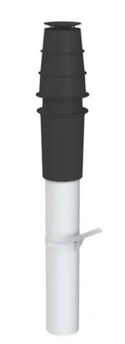TRICOX PATÁ60 Koncentrikus PPs/alu tetőátvezetés fekete 80/125 mm
