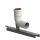 TRICOX PBK20 egyfalú bekötő könyök tartó sínnel PPs 80 mm