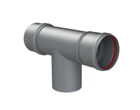 TRICOX PET20 egyfalú ellenőrző T idom PPs 80 mm