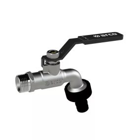   ARCO Jardin gyorscsatlakozós kerti csap fekete karral, 1/2"-3/4"KK 