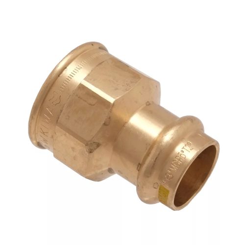 IBP PG4270G réz Press belső menetes átmeneti idom, gázra, 15mmx1/2"B