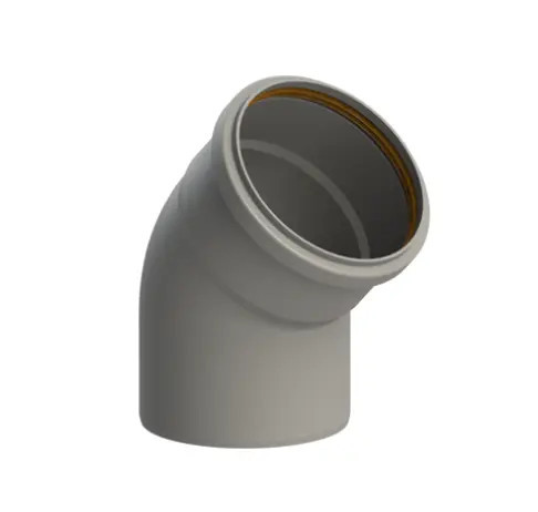TRICOX PKÖ202 egyfalú könyök 45° PPs 80 mm