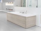 Oldallap MDF 80 J szaténfa