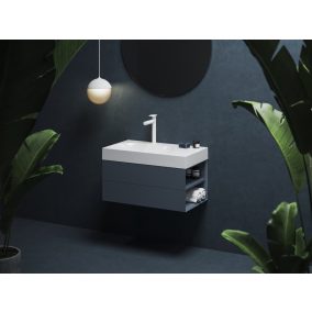   SD Lite 80 J fürdőszobai szekrény mosdó alá Deepsea Blue