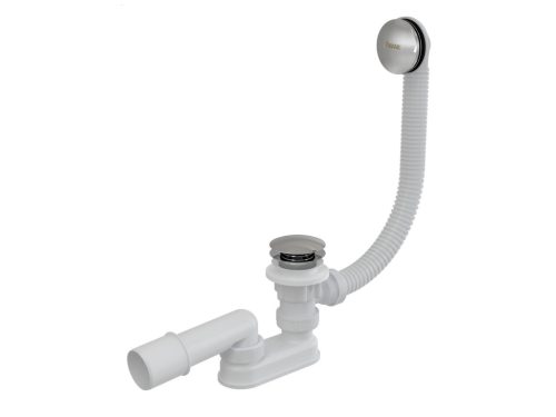 Kád le/túlfolyószett 570 Click-Clack, krómozott fedél