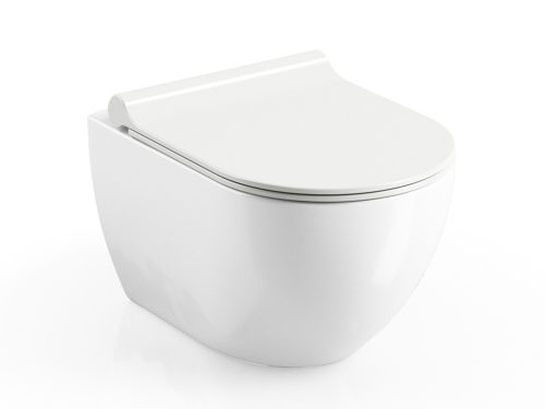 Uni Chrome WC Slim ülőke fehér