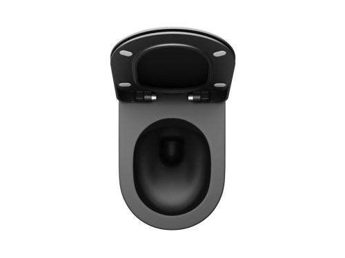 Uni Chrome Flat WC ülőke fekete