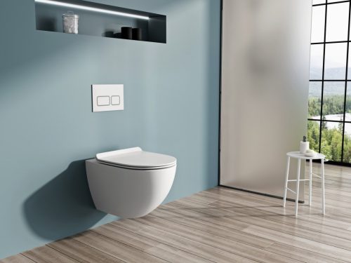 Vita WC slim ülőke, fehér