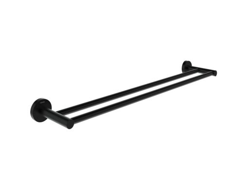 Kona KN 320.20BLM dupla törölközőtartó 60 cm, matt fekete
