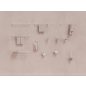 Kona KN 400.10WHM WC-papír-tartó, matt fehér