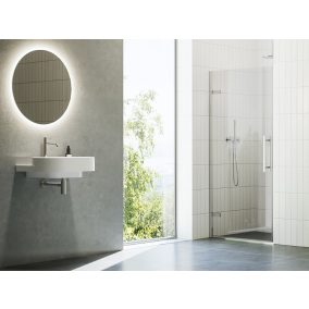 COOL! COSD1-80 zuhanyajtó krómhatású+transparent