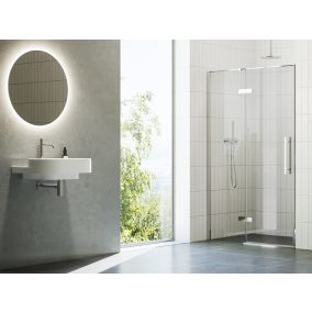 COOL! COSD2-100 zuhanyajtó krómhatású+transparent